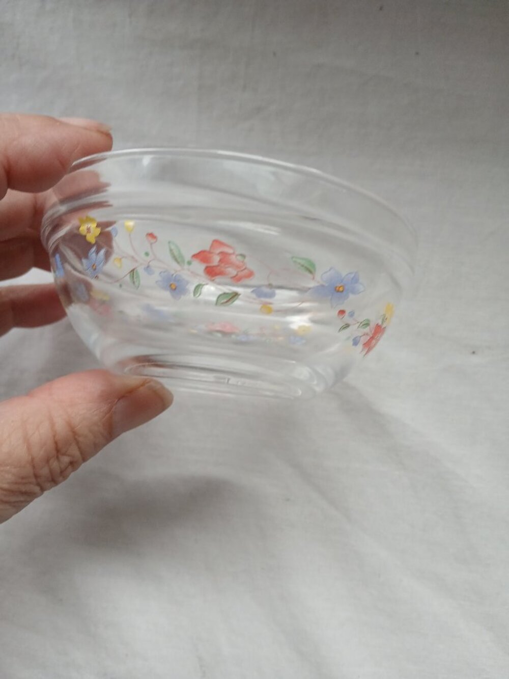 Decorative Glass Trinket Dish with Lid 4 oz Jewelry Candy Storage Container